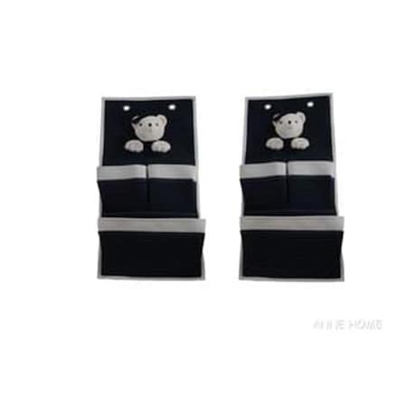 Dare2Decor Bear 3-Pocket Wall Hanger, 2PK DA956692
